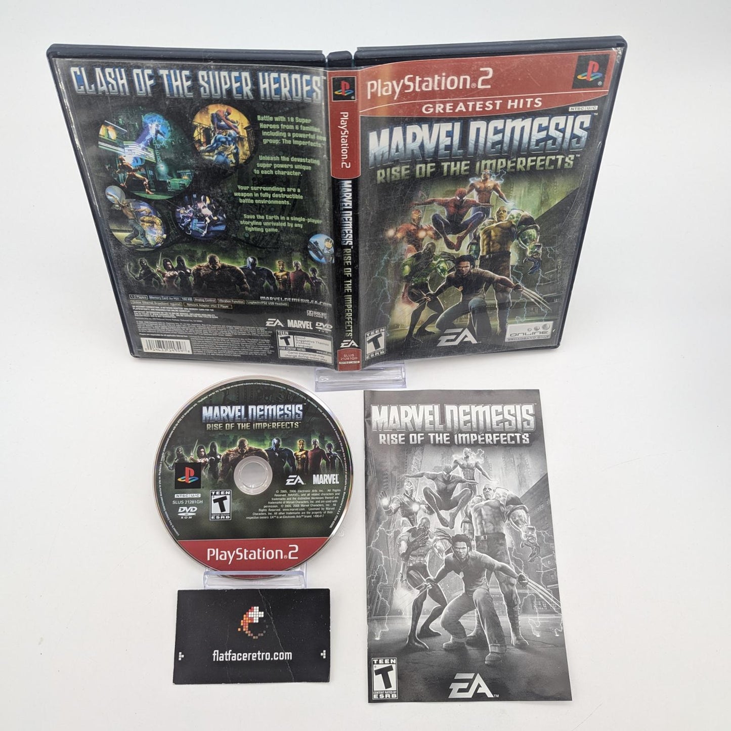 Marvel Nemesis Rise of the Imperfects [Greatest Hits] - Sony PlayStation 2 - Complete