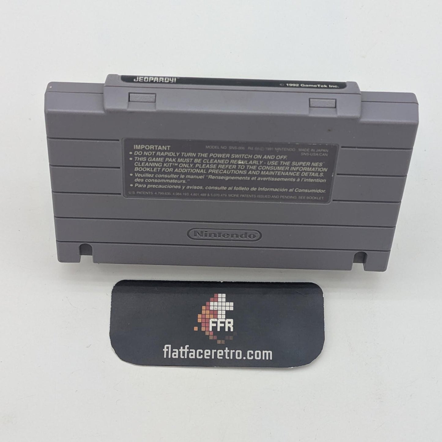 Jeopardy Deluxe Edition - Nintendo SNES - Game Only