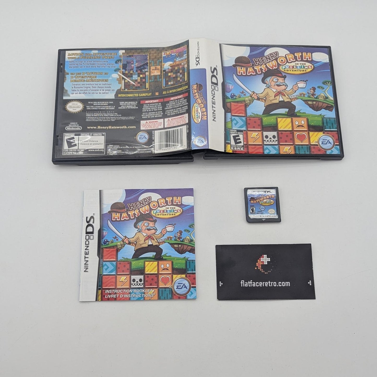 Henry Hatsworth in the Puzzling Adventure - Nintendo DS - Complete