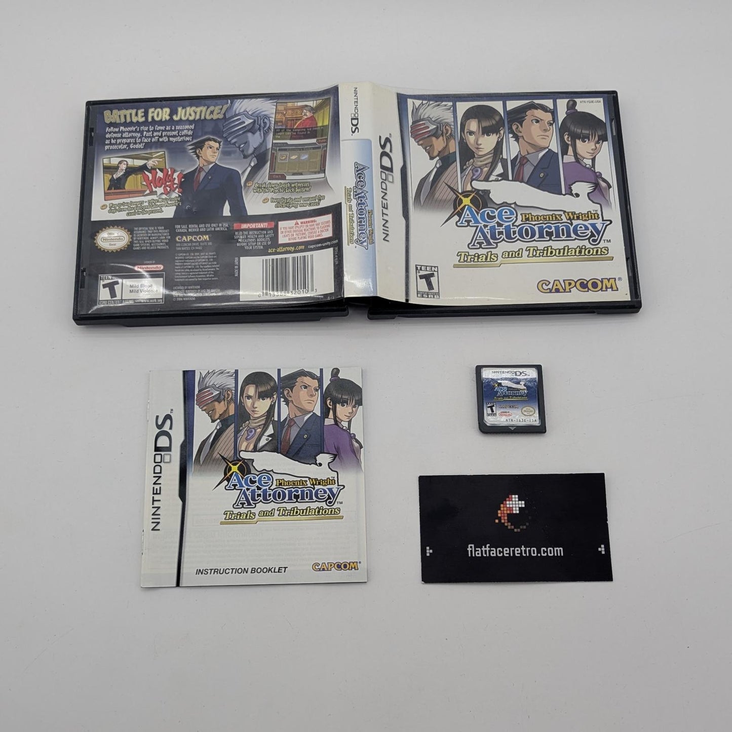 Ace Attorney: Trials and Tribulations - Nintendo DS - Complete