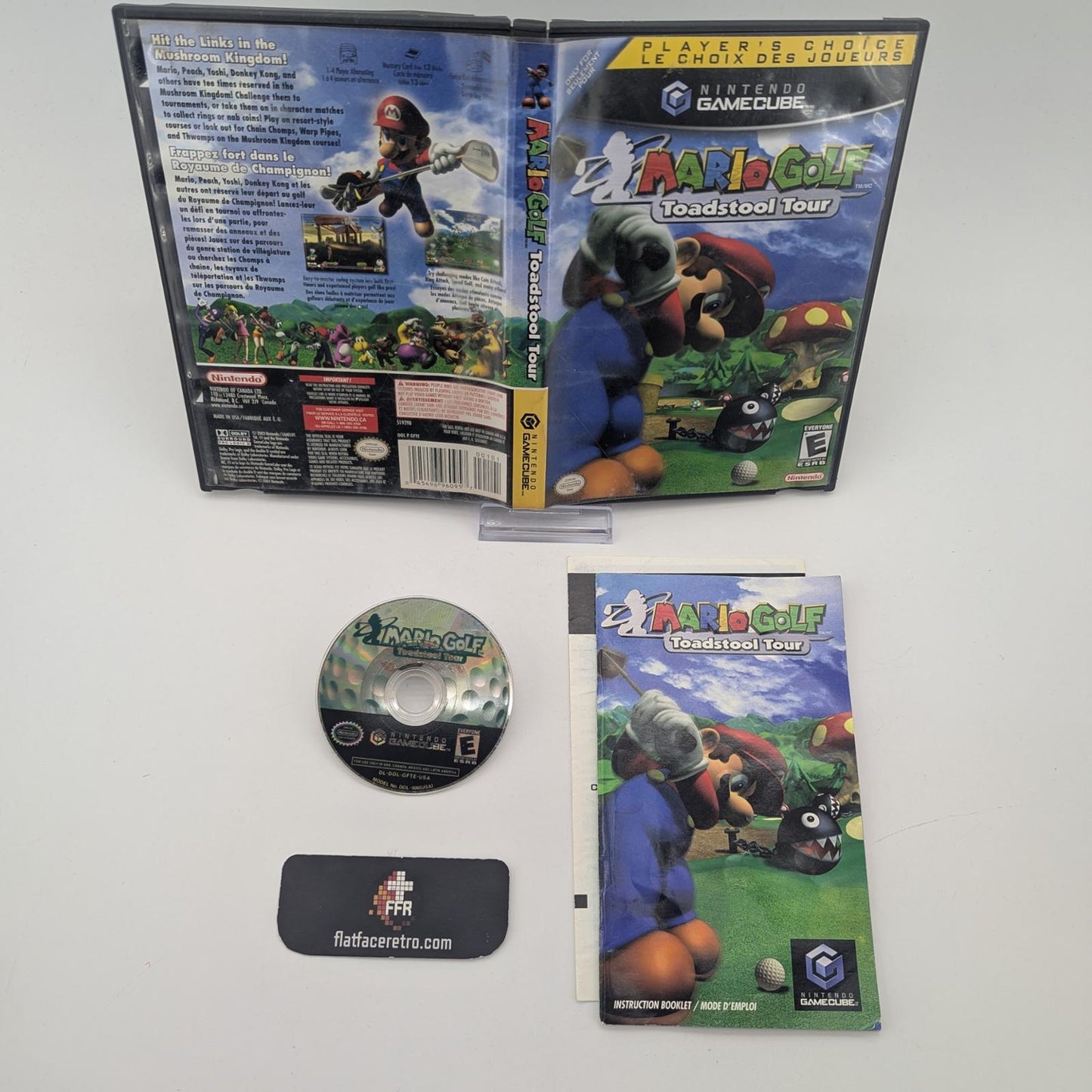 Mario Golf Toadstool Tour [Player's Choice] - Nintendo Gamecube - Complete