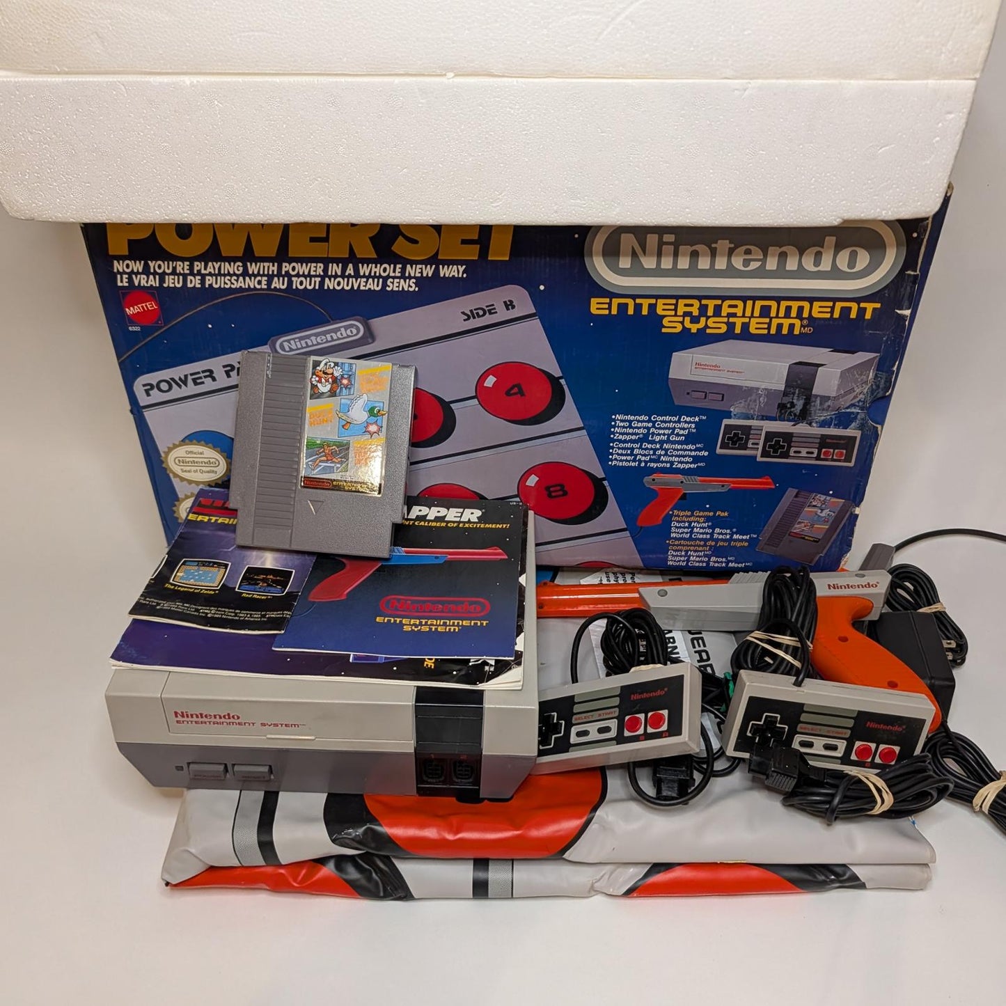 Nintendo NES Power Set System - Nintendo NES - Complete