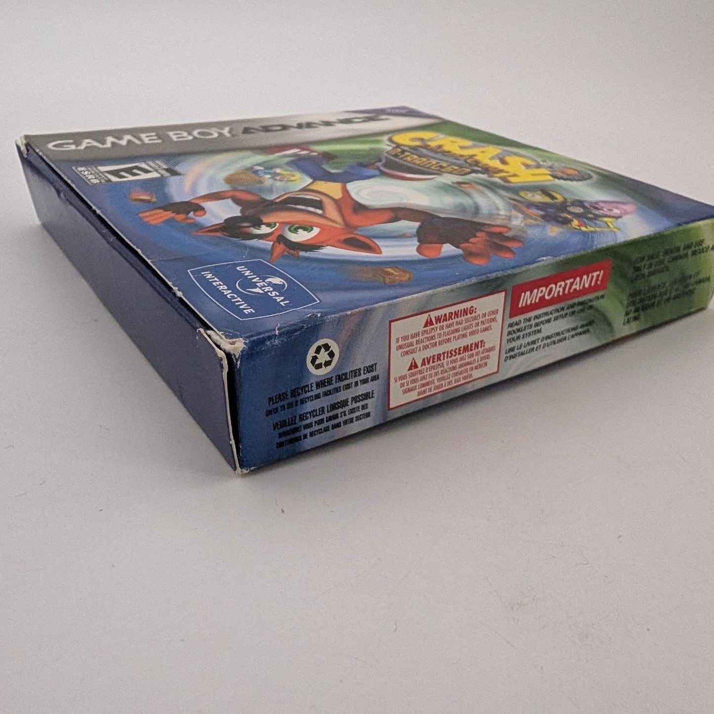 Crash Bandicoot 2 N-tranced - Nintendo Game Boy Advance - Complete