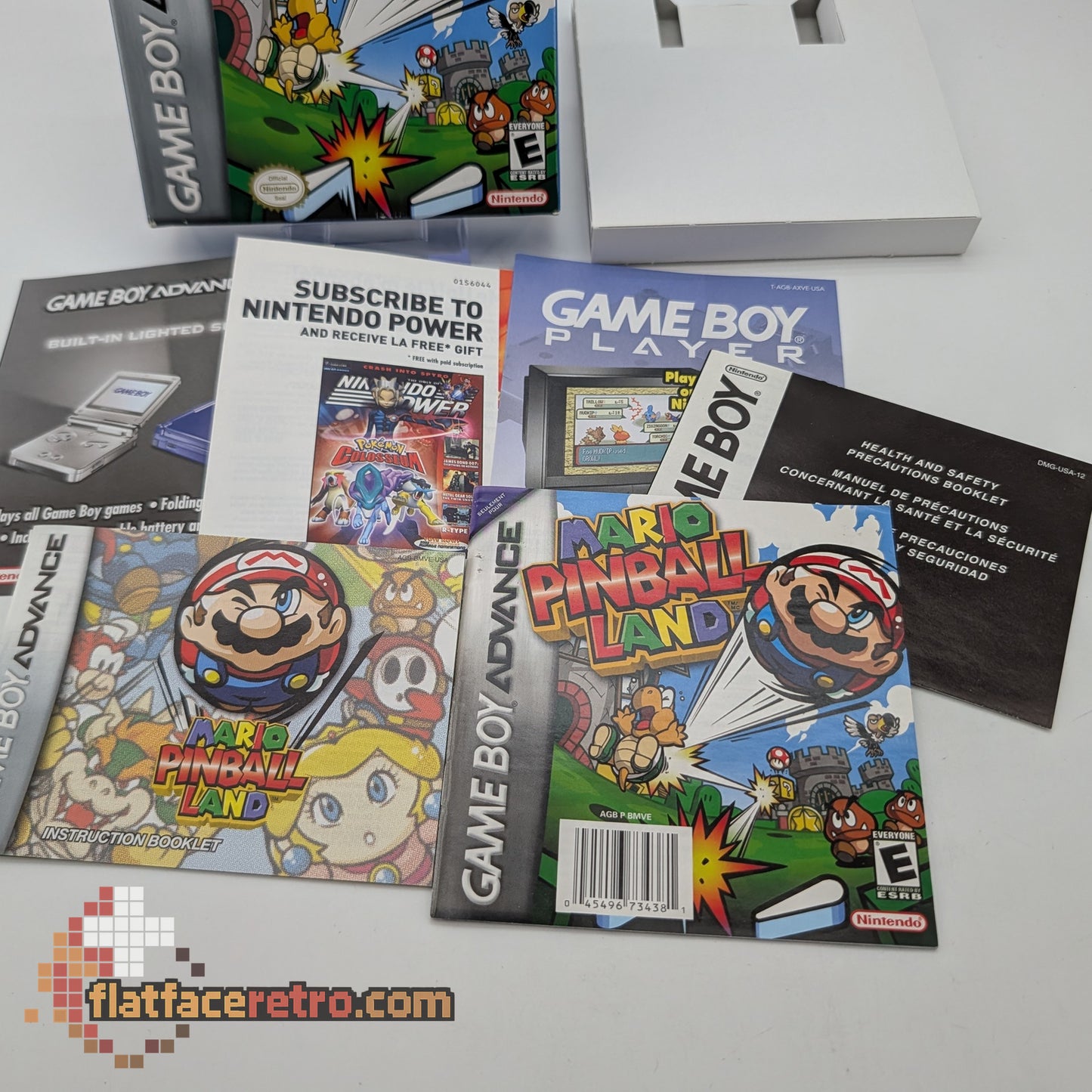 Mario Pinball Land - Nintendo Game Boy Advance - Complete