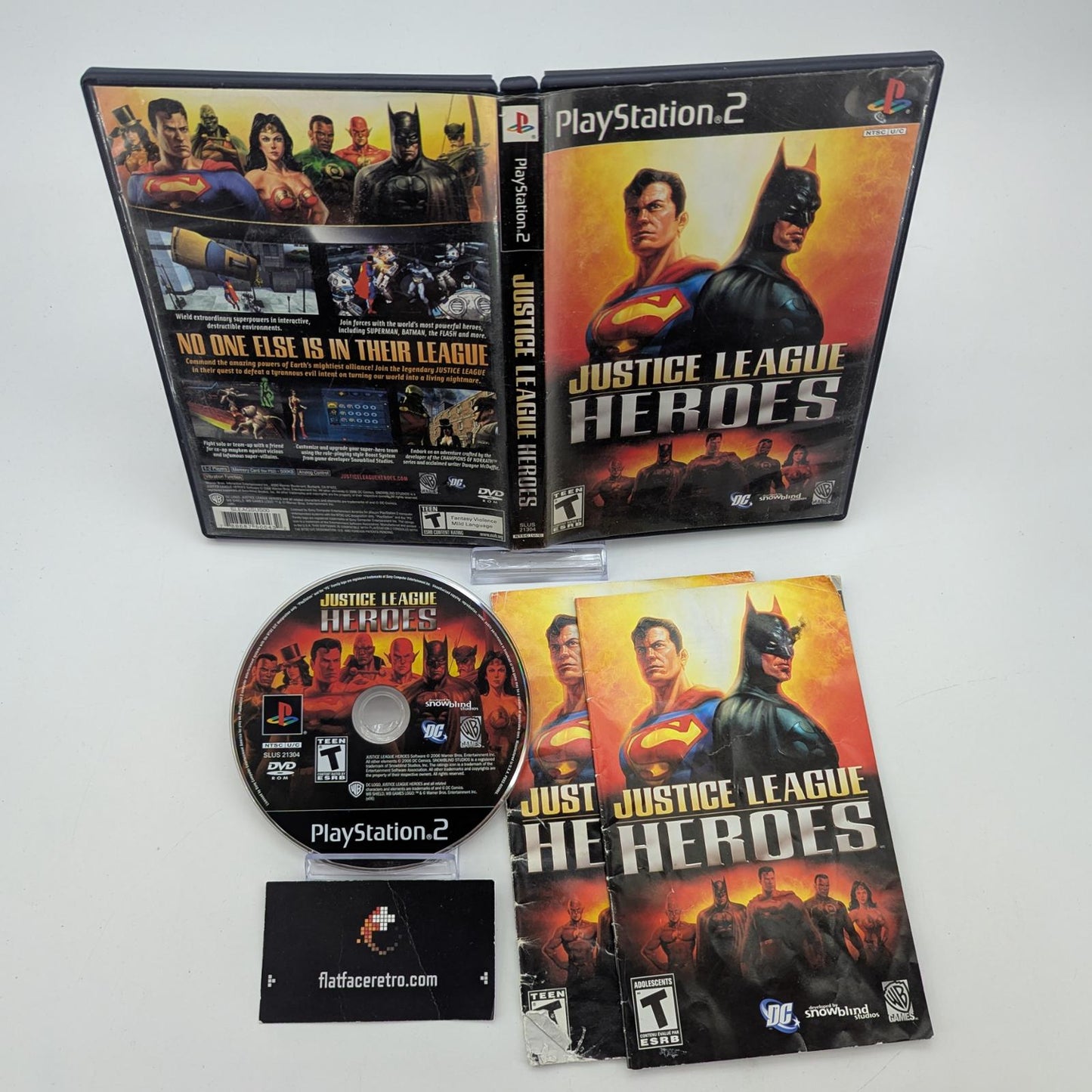 Justice League Heroes - Sony PlayStation 2 - Complete