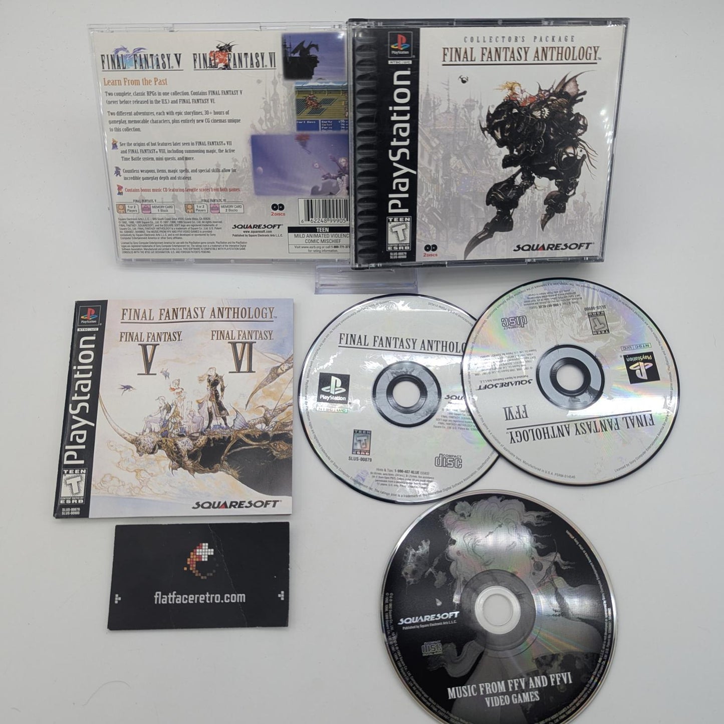 Final Fantasy Anthology - Sony PlayStation 1 - Complete