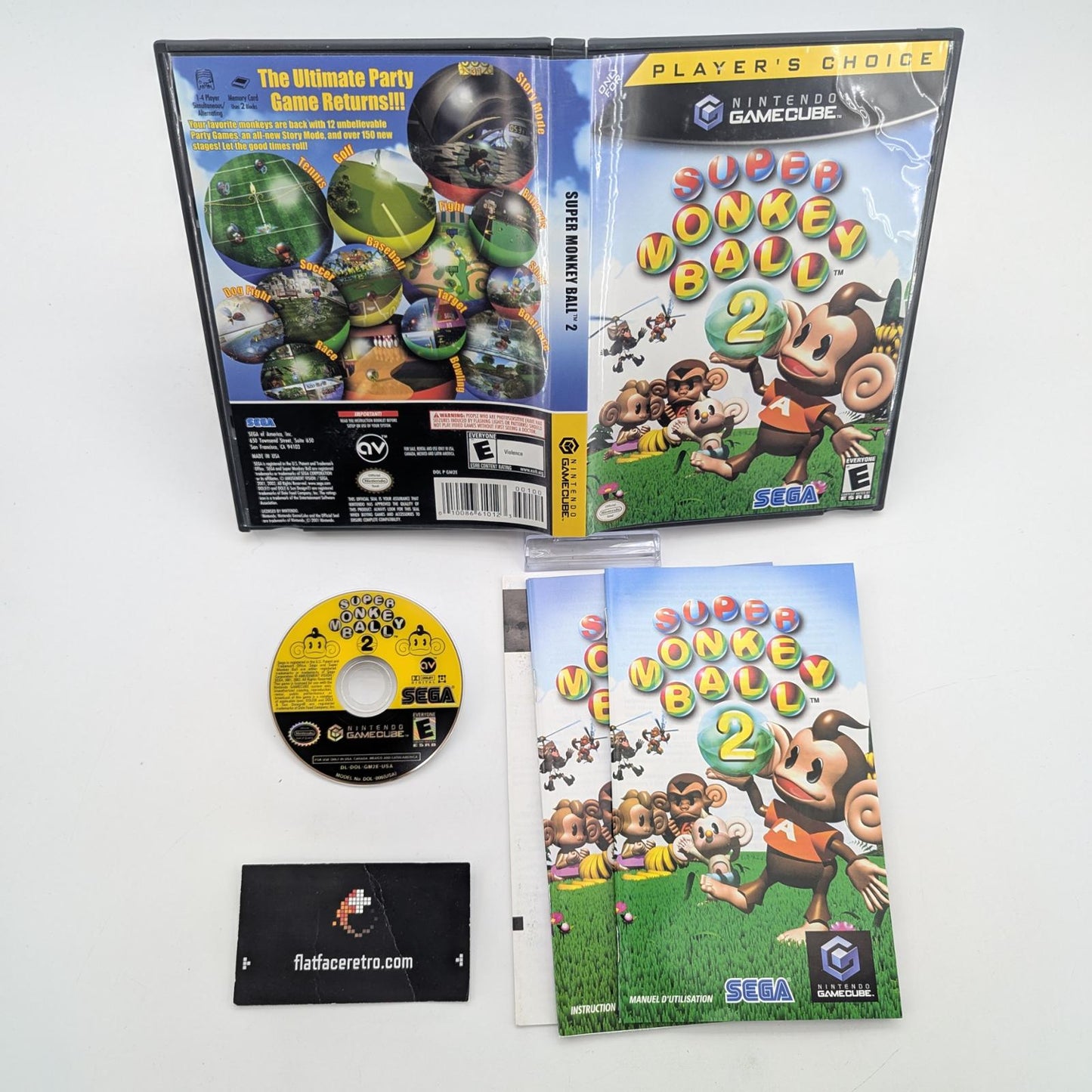 Super Monkey Ball 2 [Player's Choice] - Nintendo Gamecube - Complete