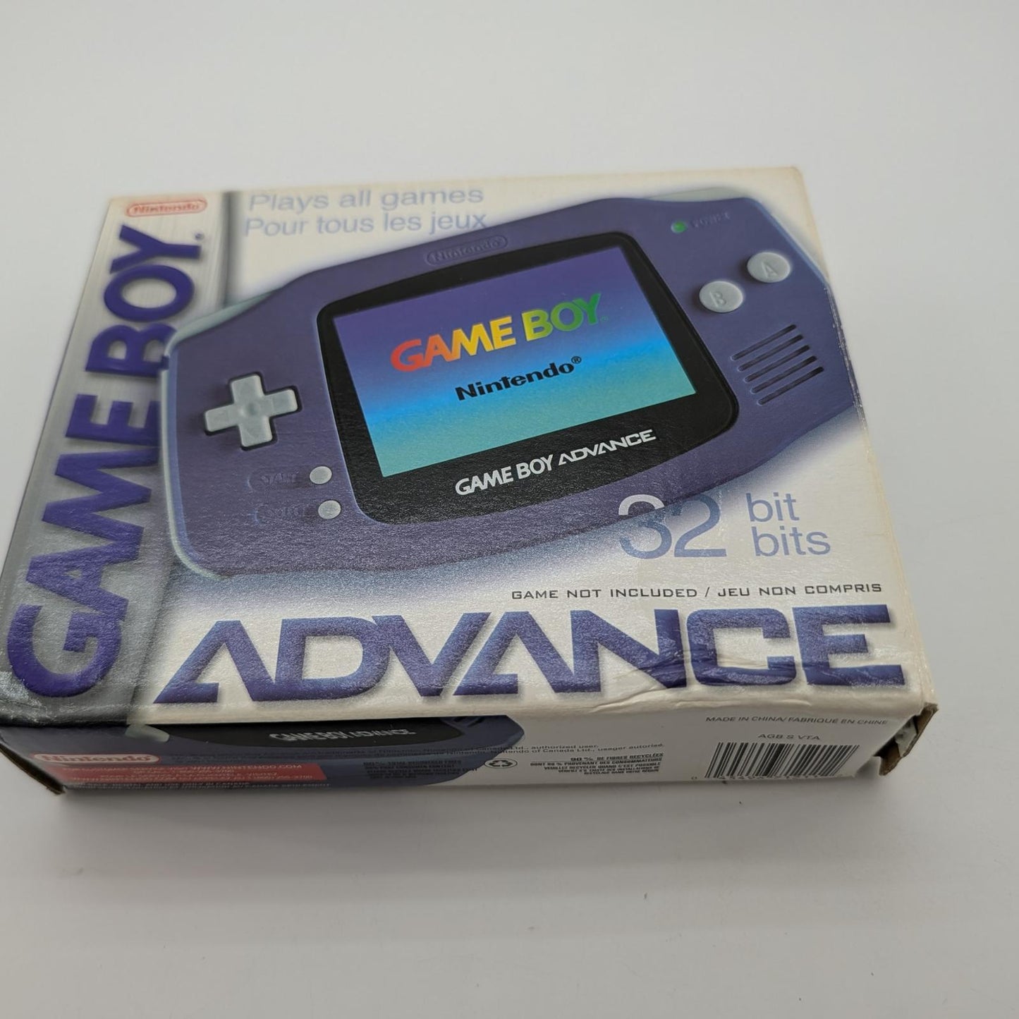 Game Boy Advance Indigo System - Nintendo Game Boy Advance - Complete