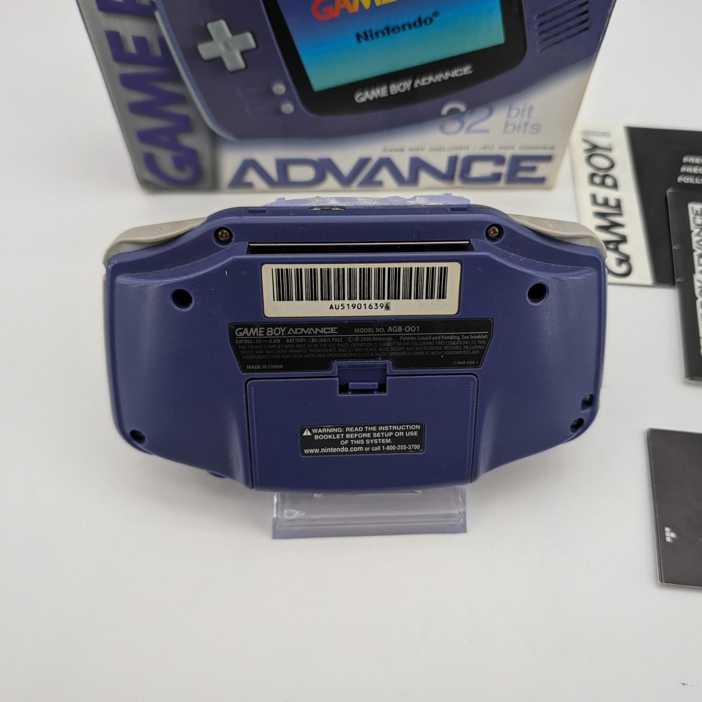 Game Boy Advance Indigo System - Nintendo Game Boy Advance - Complete