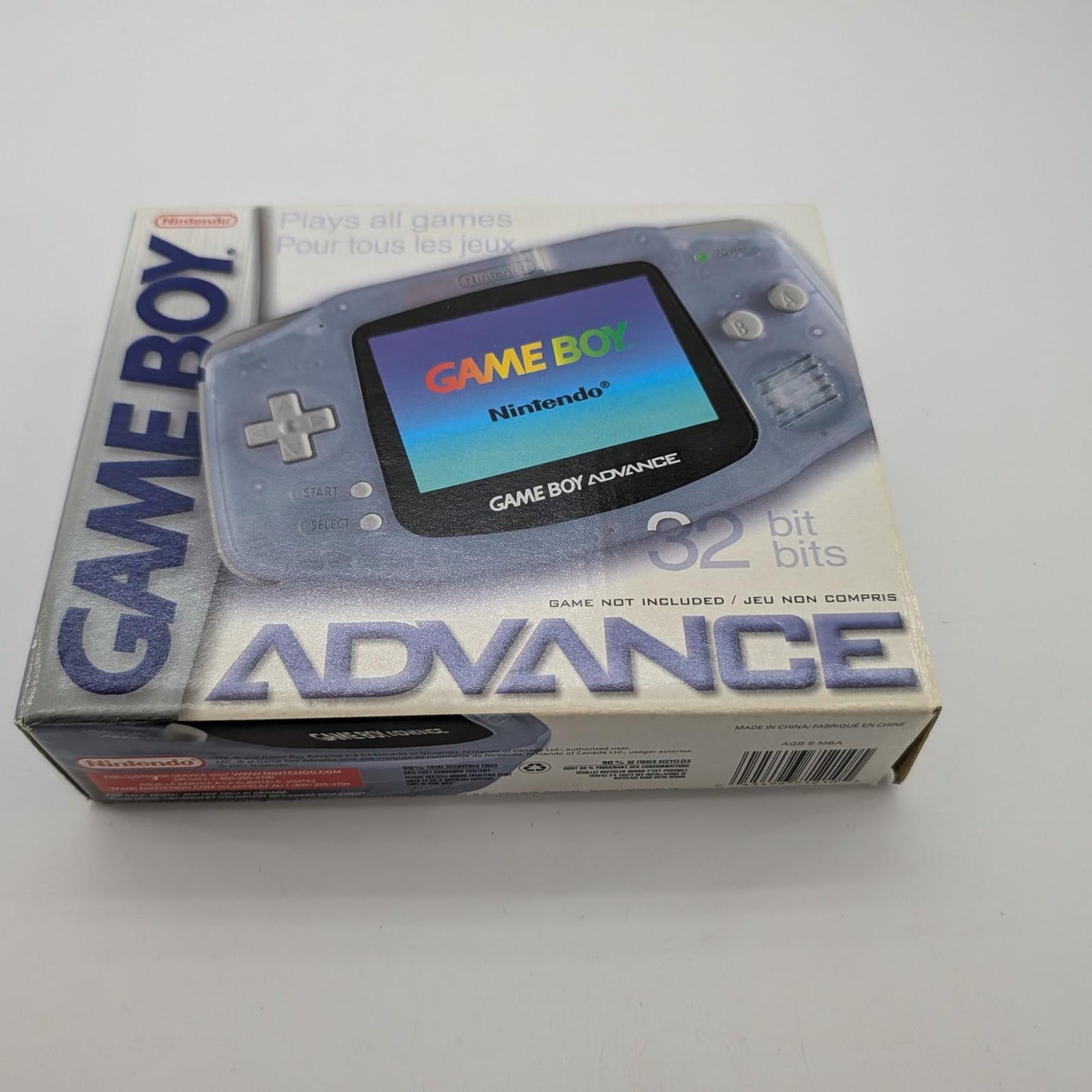 Game Boy Advance Glacier System - Nintendo Game Boy Advance - Complete