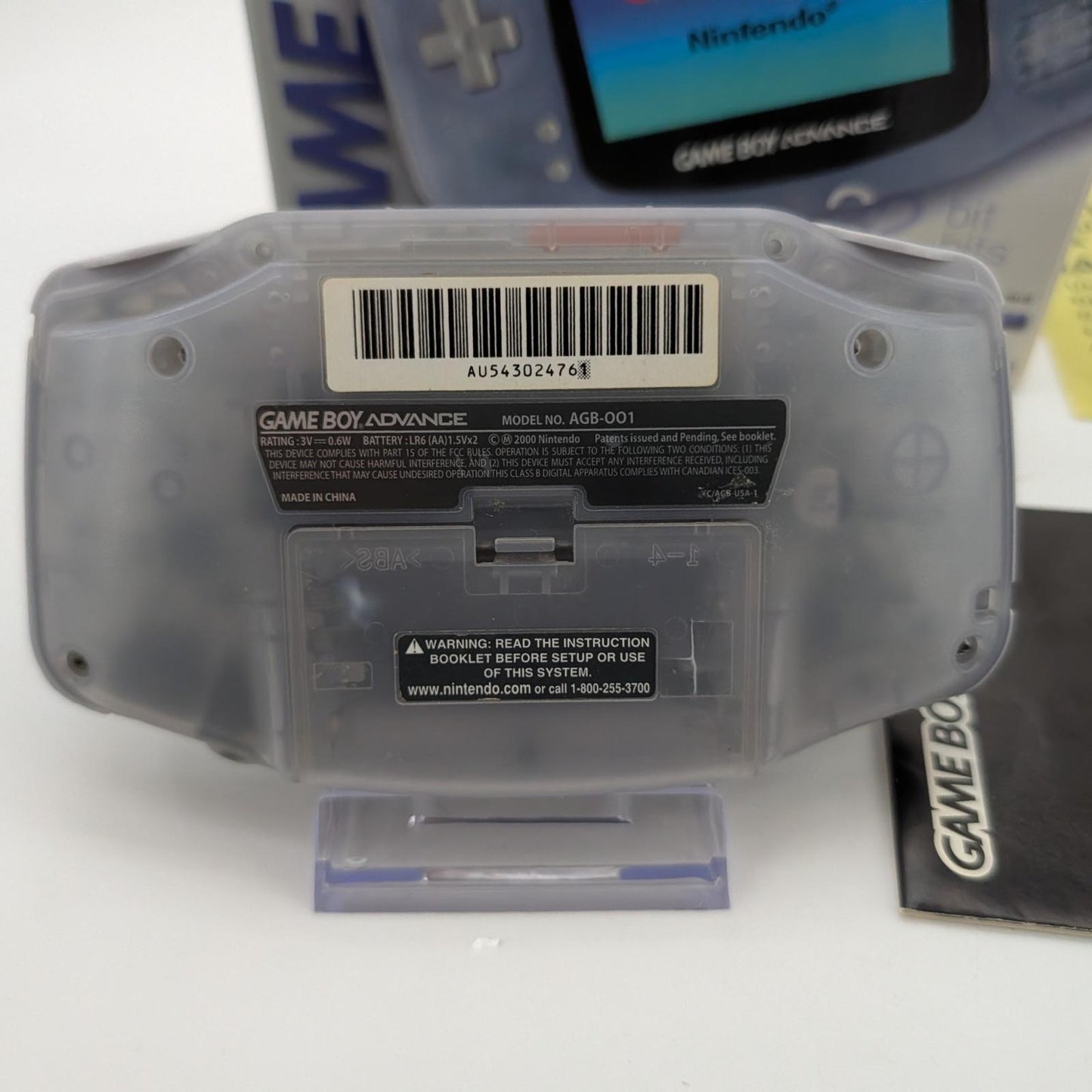 Game Boy Advance Glacier System - Nintendo Game Boy Advance - Complete