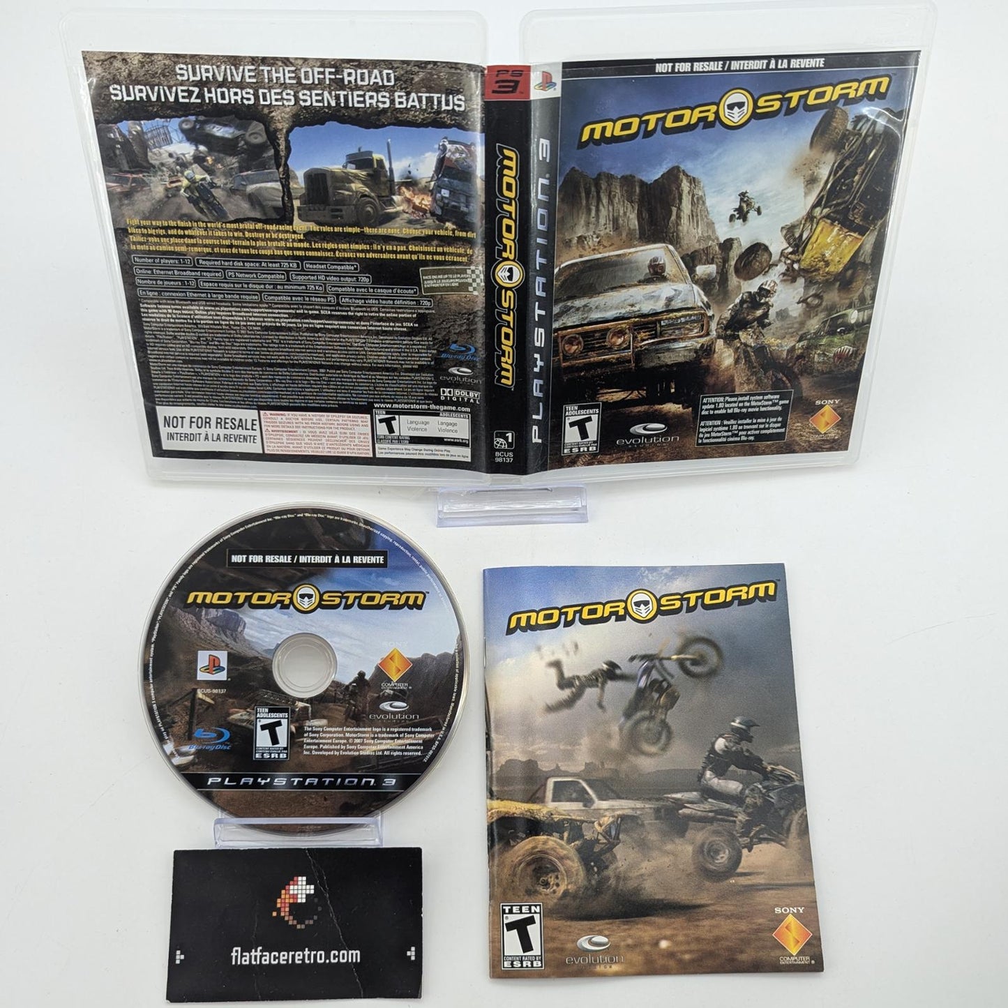 MotorStorm Apocalypse - Sony PlayStation 3 - Complete