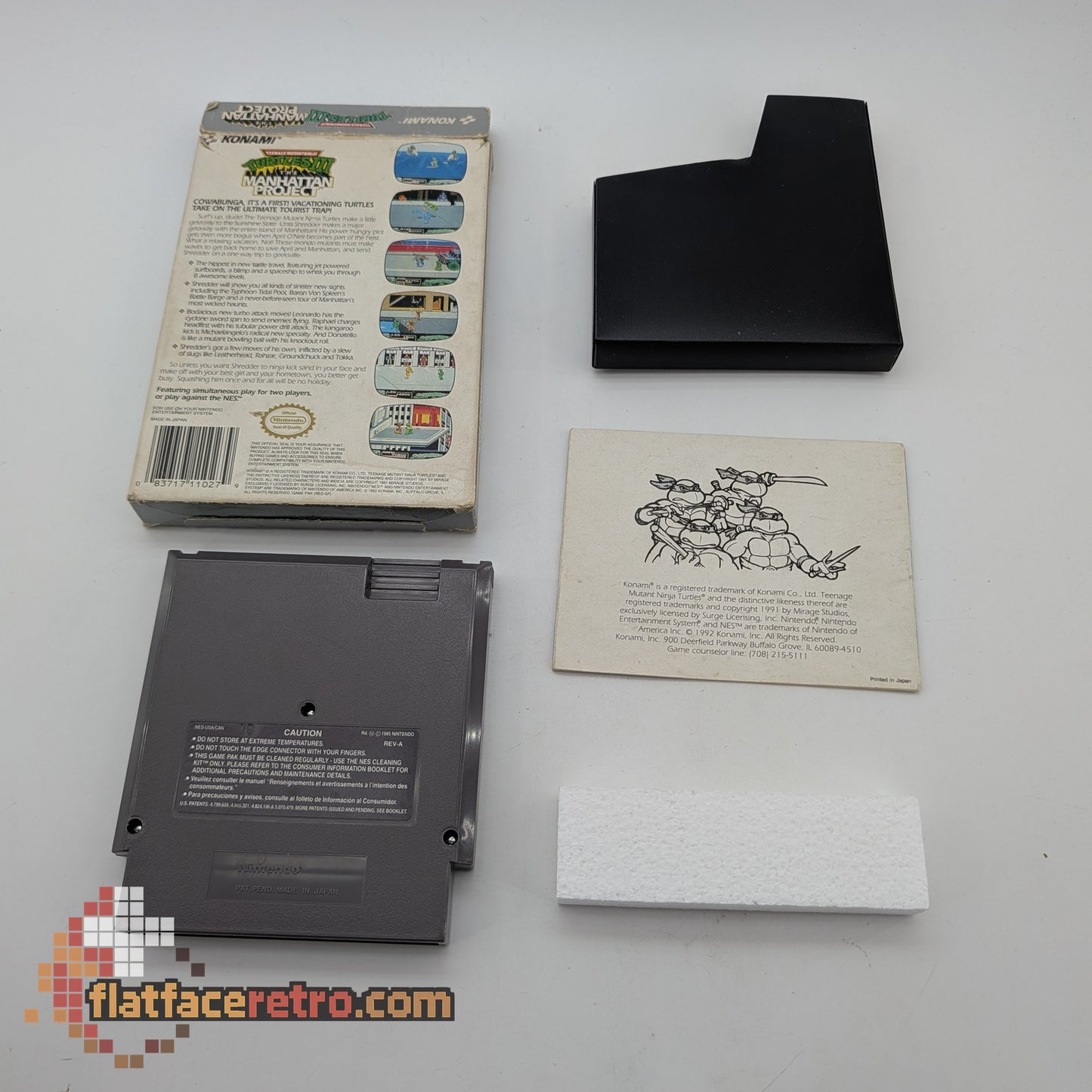 Teenage Mutant Ninja Turtles III The Manhattan Project - Nintendo NES - Complete
