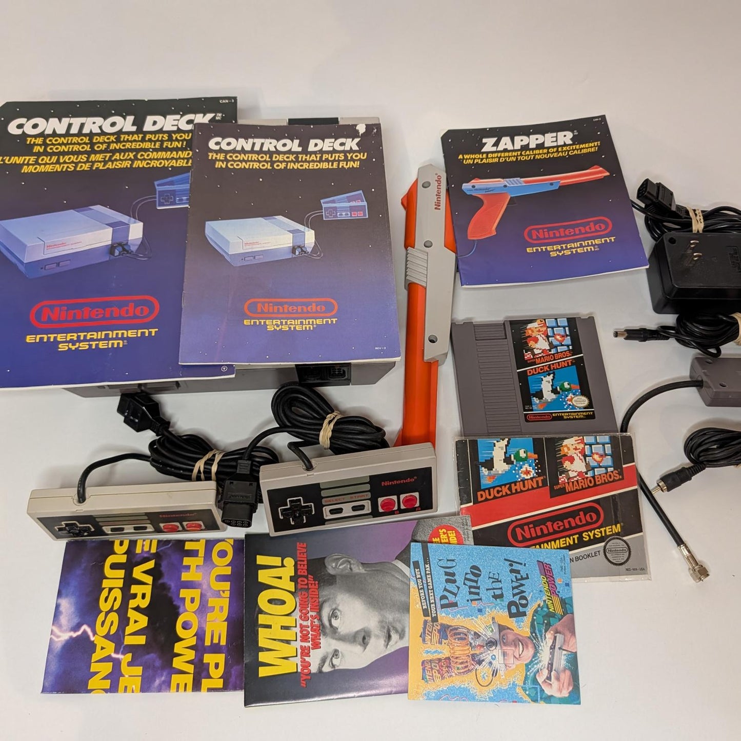 Nintendo NES Action Set System - Nintendo NES - Complete