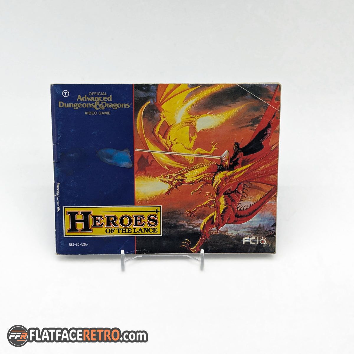 Advanced Dungeons & Dragons Heroes of the Lance - Nintendo NES - Manual Only