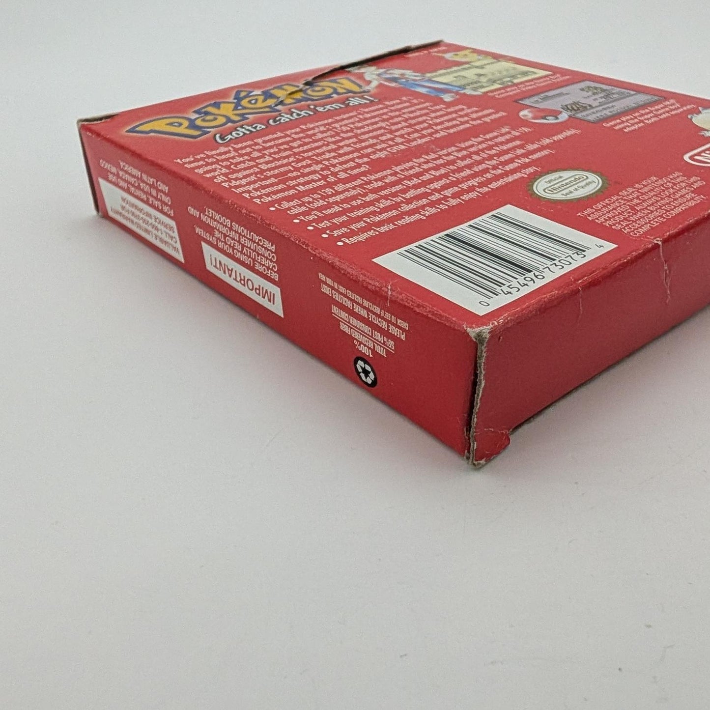 Pokemon Red - Nintendo Game Boy - Complete