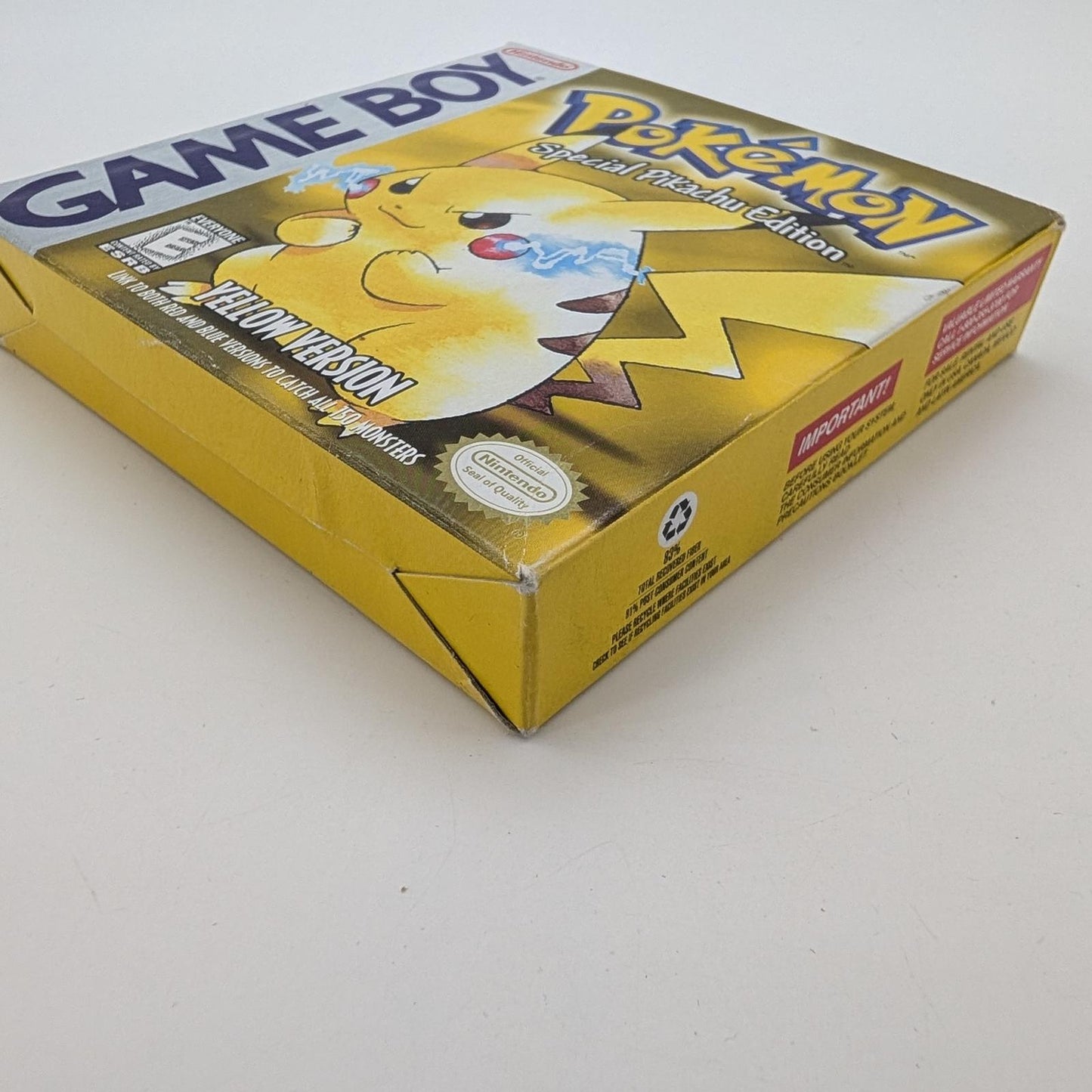 Pokemon Yellow - Nintendo Game Boy - Game and Box Only