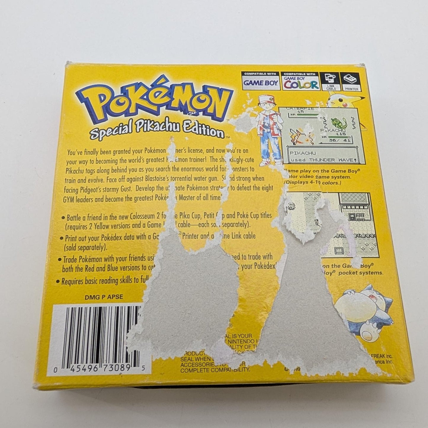 Pokemon Yellow - Nintendo Game Boy - Game and Box Only