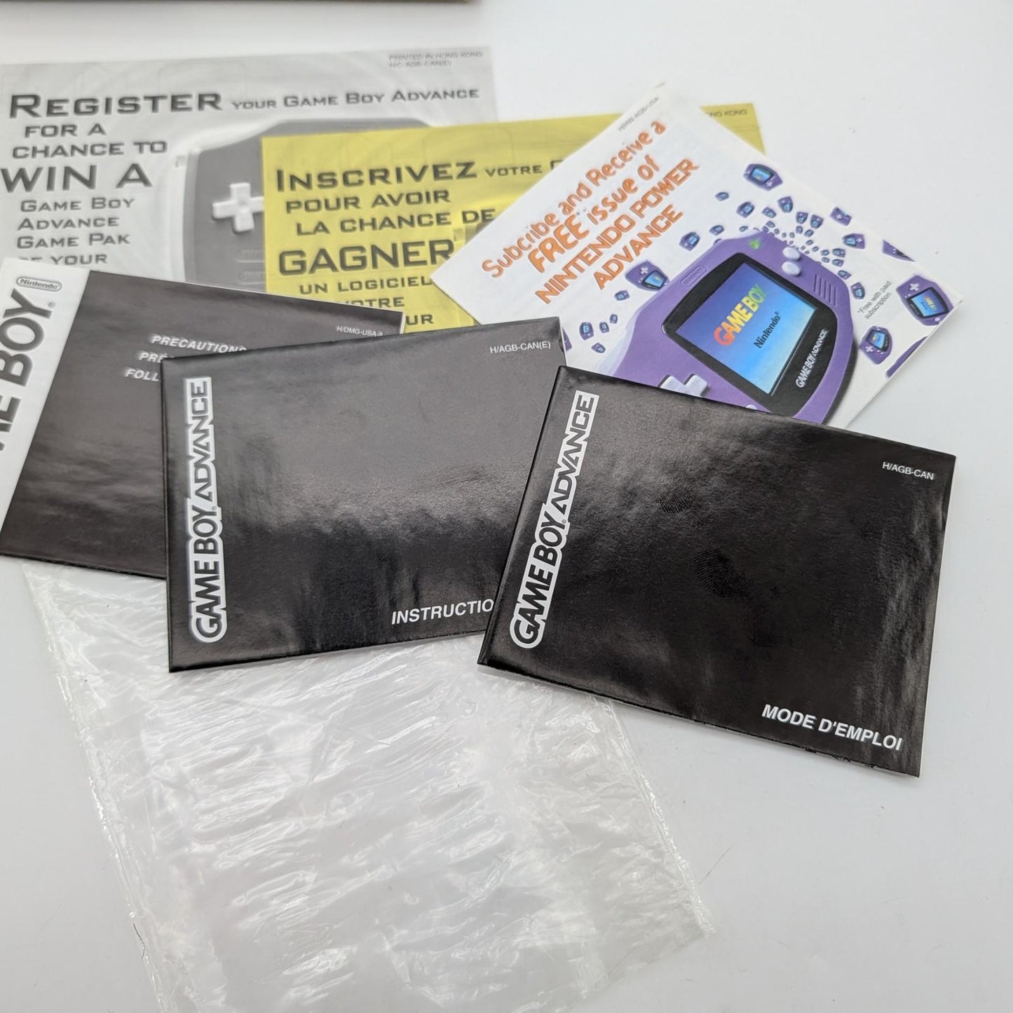 Game Boy Advance White System - Nintendo Game Boy Advance - Complete