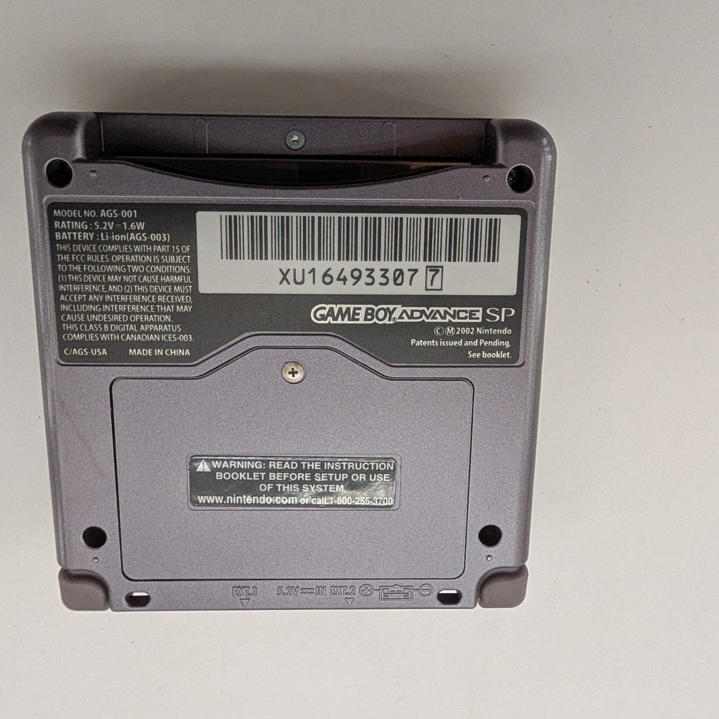 Game Boy Advance SP NES System - Nintendo Game Boy Advance - Console Only