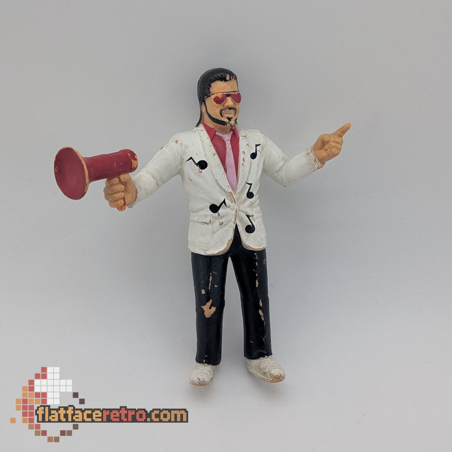 Jimmy The Mouth of the South Hart [Without Hearts on Megaphone] - Wrestling WWF LJN - Figure Only