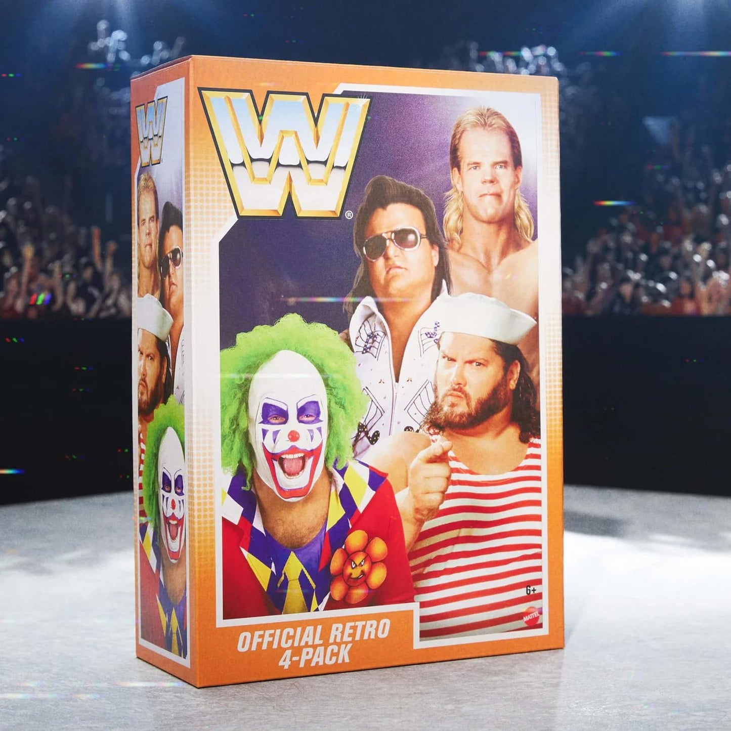 WWE Mattel Creations Exclusive Retro Series 13 Official Retro 4-Pack - Wrestling WWE Retro - Sealed