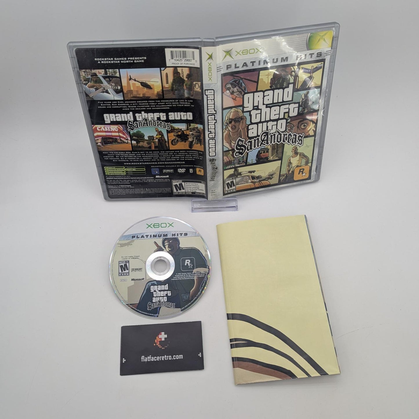 Grand Theft Auto San Andreas [Platinum Hits] - Microsoft Xbox - Game and Box Only
