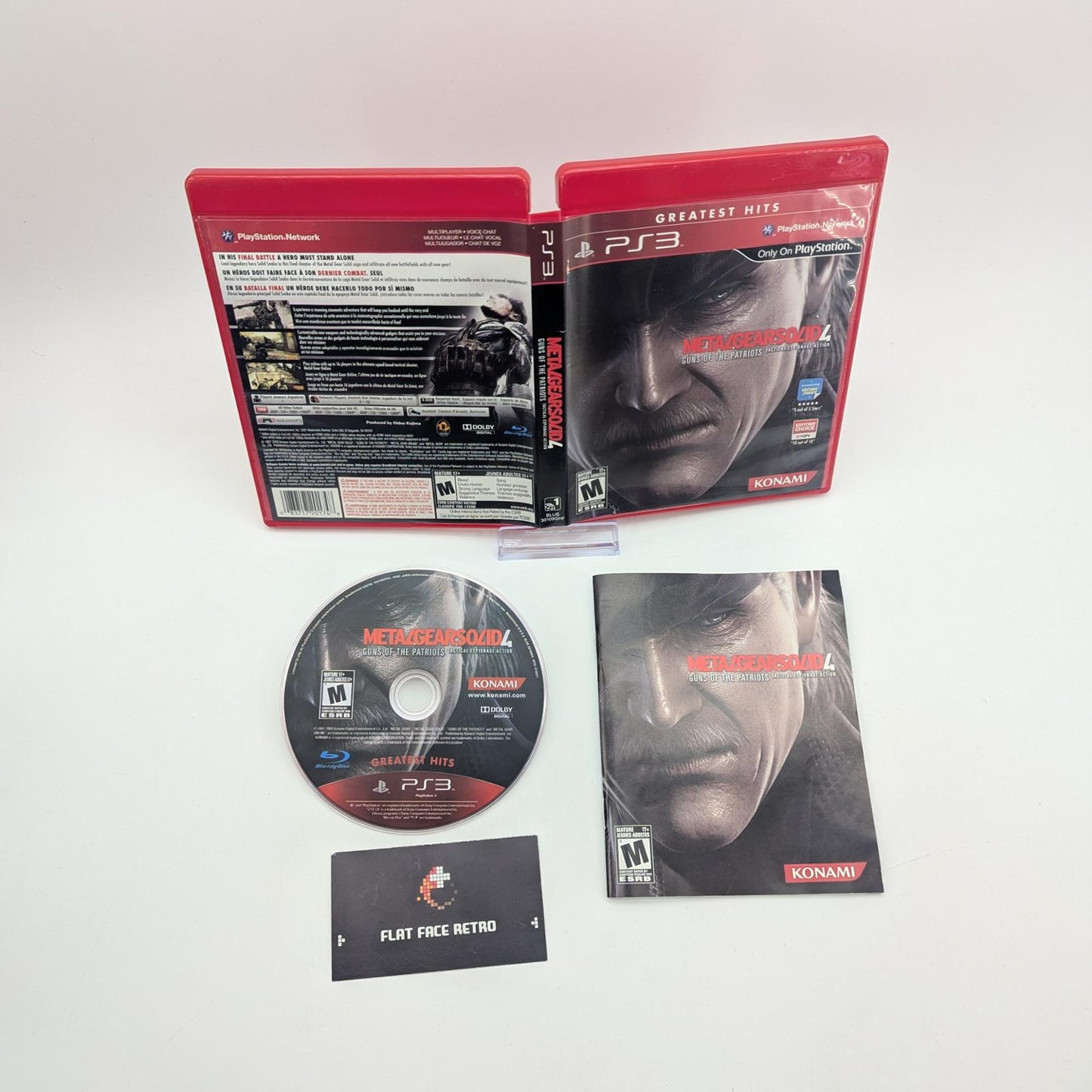Metal Gear Solid 4 Guns of the Patriots [Greatest Hits] - Sony PlayStation 3 - Complete