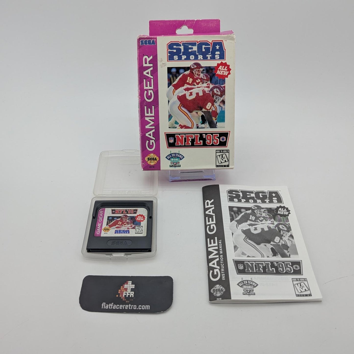 NFL 95 - Sega Game Gear - Complete
