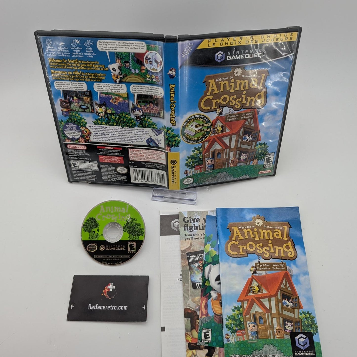 Animal Crossing [Player's Choice] - Nintendo Gamecube - Complete