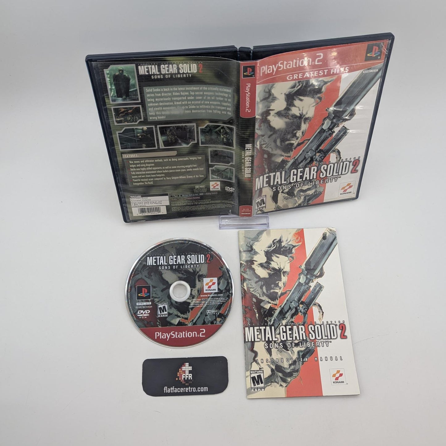 Metal Gear Solid 2 [Greatest Hits] - Sony PlayStation 2 - Complete