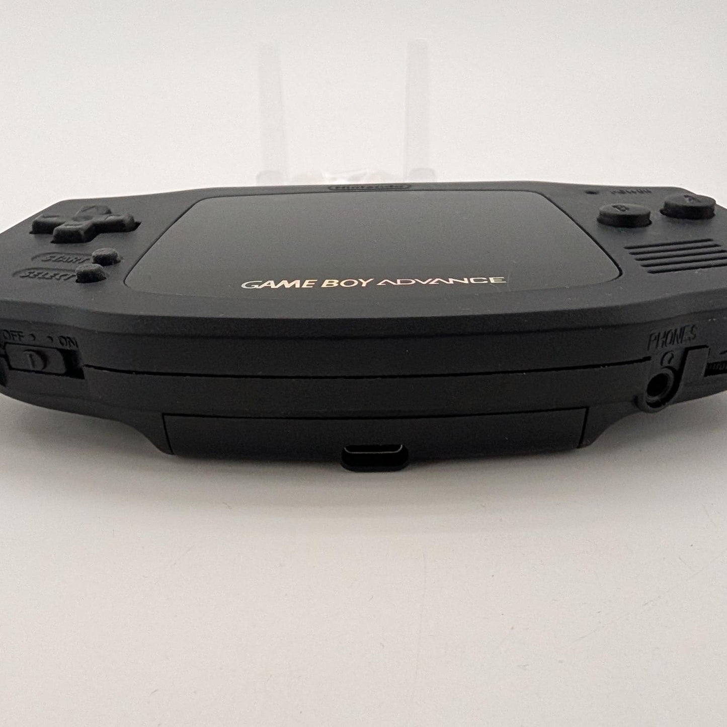 Game Boy Advance Modded IPS USB-C Rechargeable - All Black Style - Nintendo Game Boy Advance - Console Only