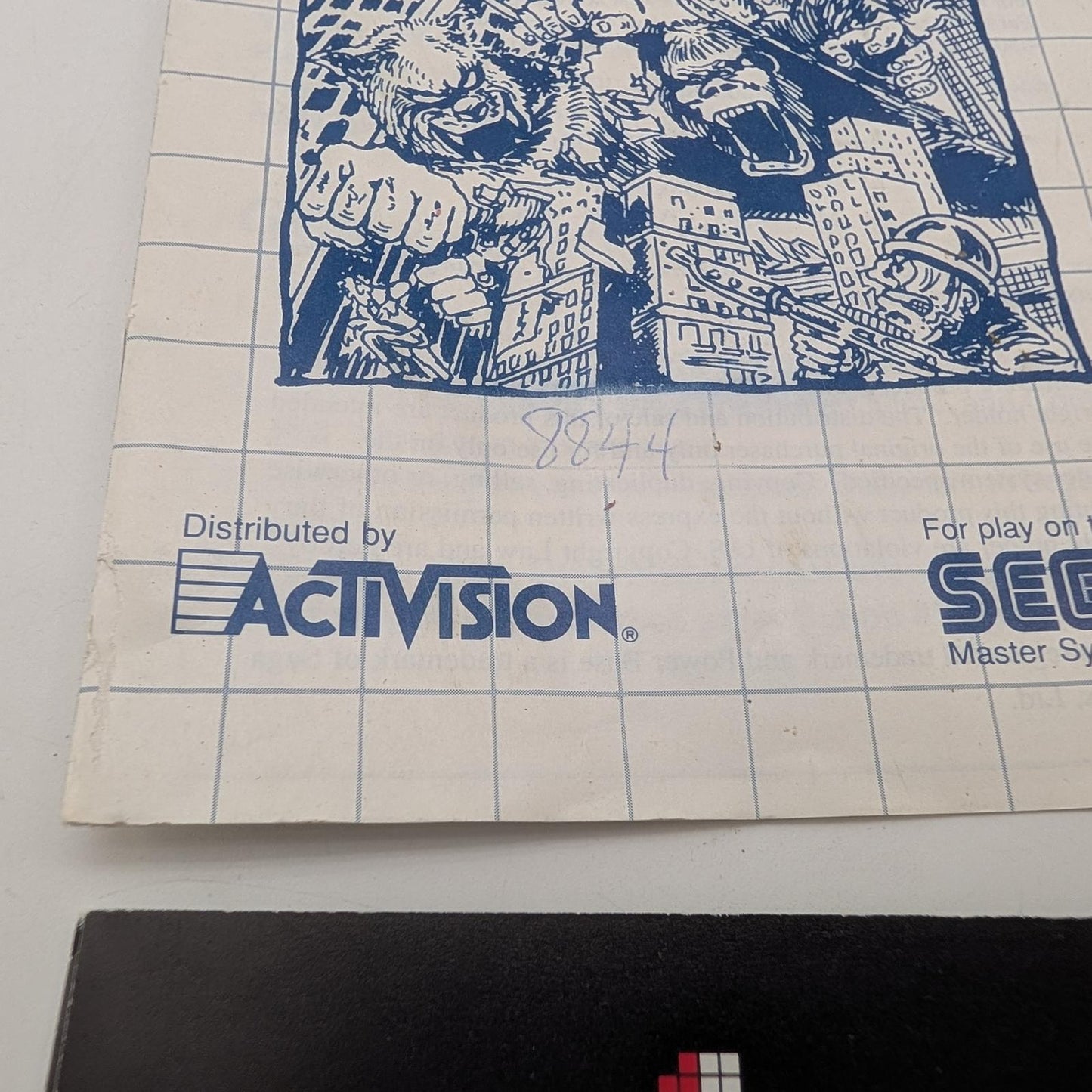 Rampage - Sega Master System - Manual Only