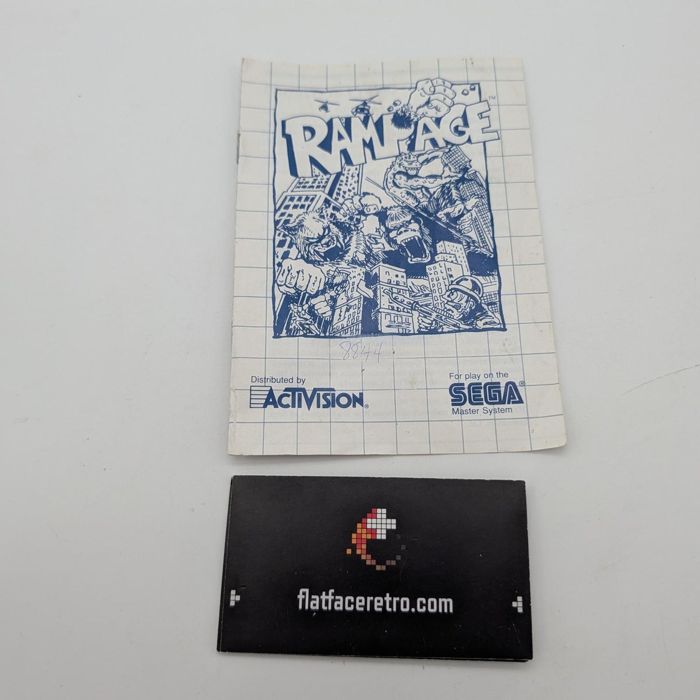 Rampage - Sega Master System - Manual Only