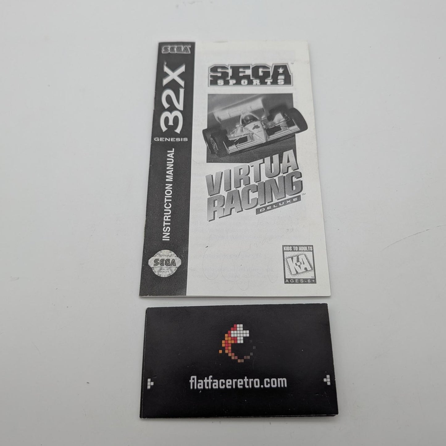 Virtua Racing Deluxe - Sega Genesis 32X - Manual Only