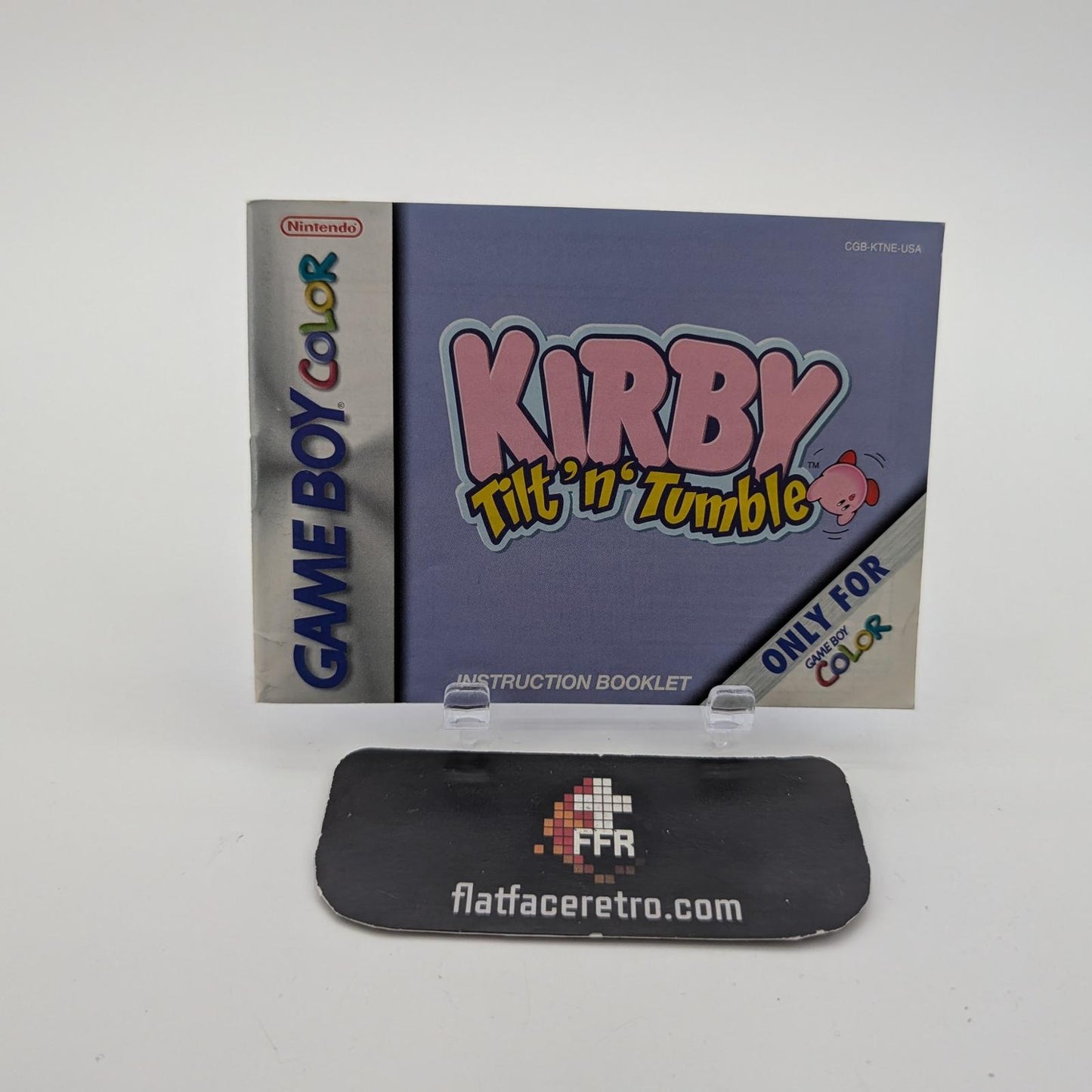 Kirby Tilt and Tumble - Nintendo Game Boy Color - Manual Only