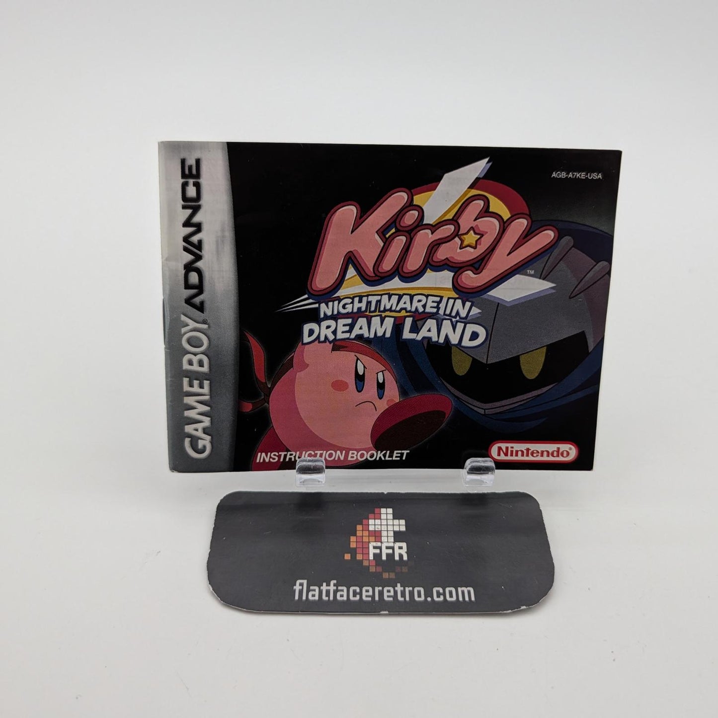 Kirby Nightmare in Dreamland - Nintendo Game Boy Advance - Manual Only