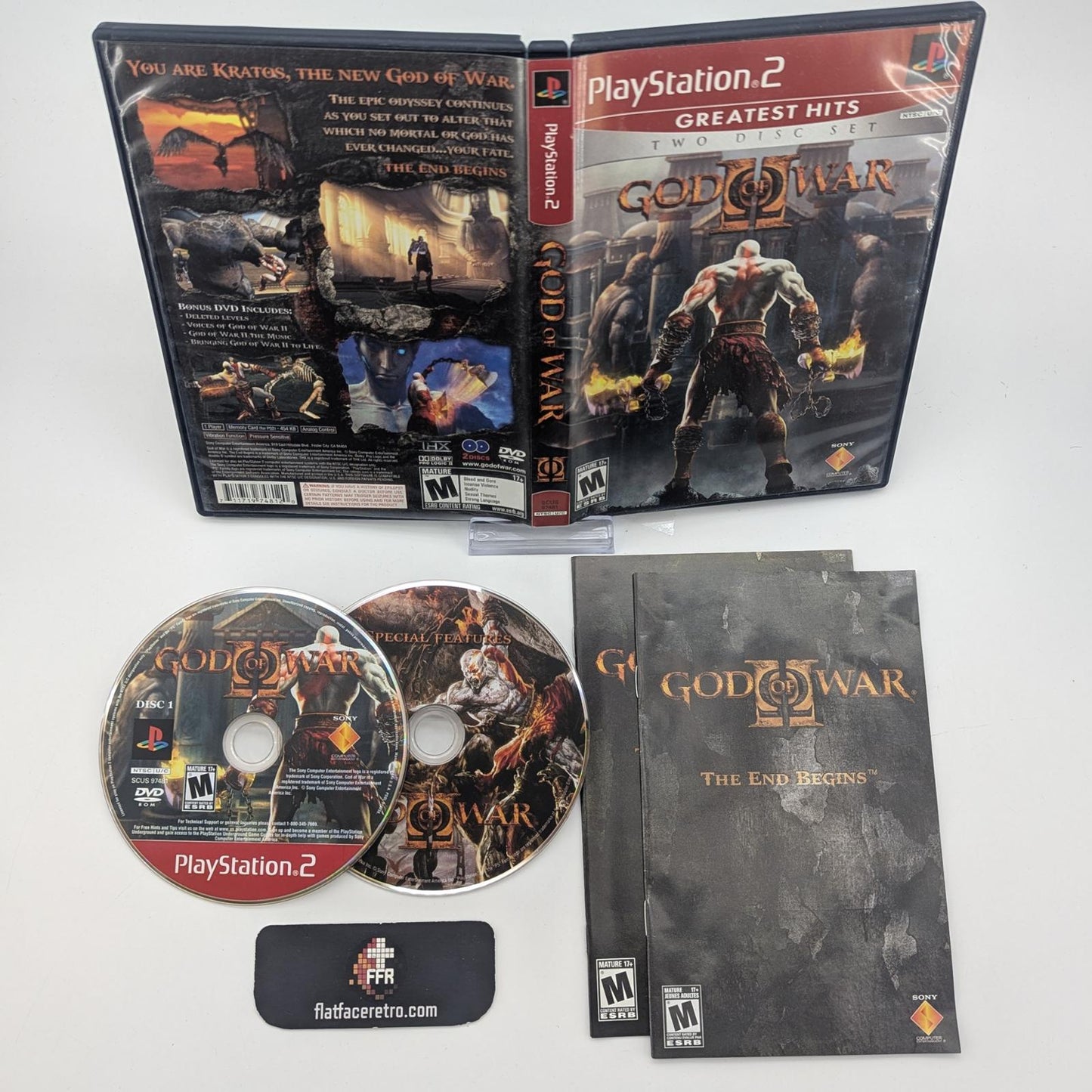 God of War 2 [Greatest Hits] - Sony PlayStation 2 - Complete