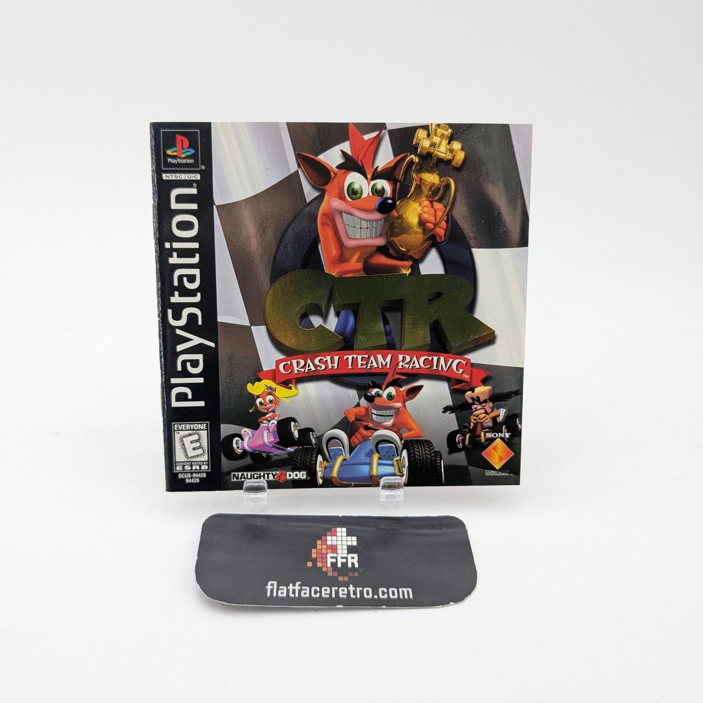 CTR Crash Team Racing - Sony PlayStation 1 - Manual Only