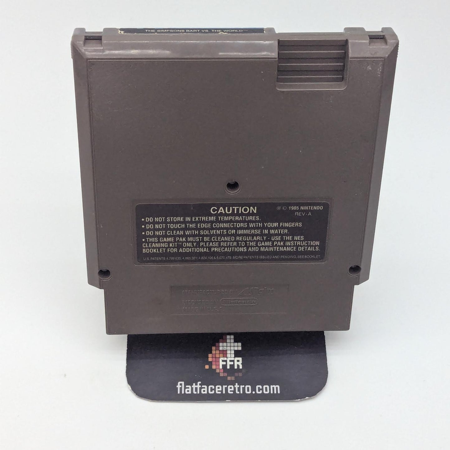 Simpsons Bart vs the World - Nintendo NES - Game Only