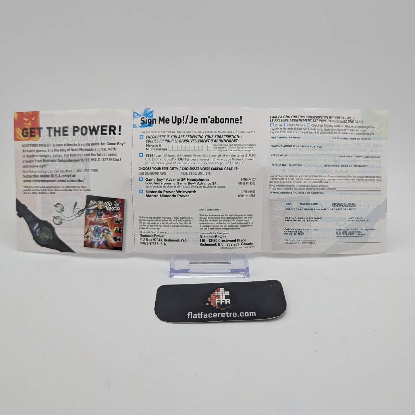 Nintendo Power Insert - Nintendo Game Boy Advance - Manual Only
