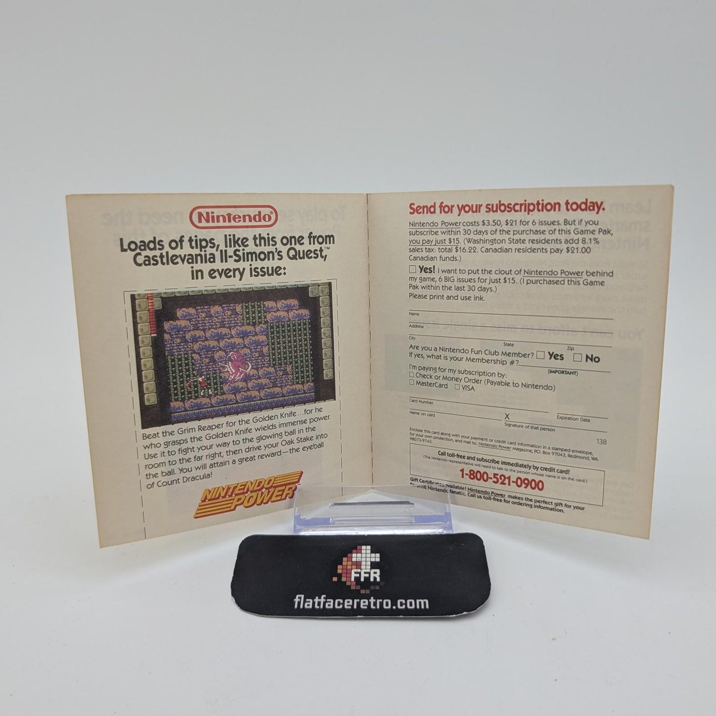 Nintendo Power Insert - Nintendo NES - Manual Only