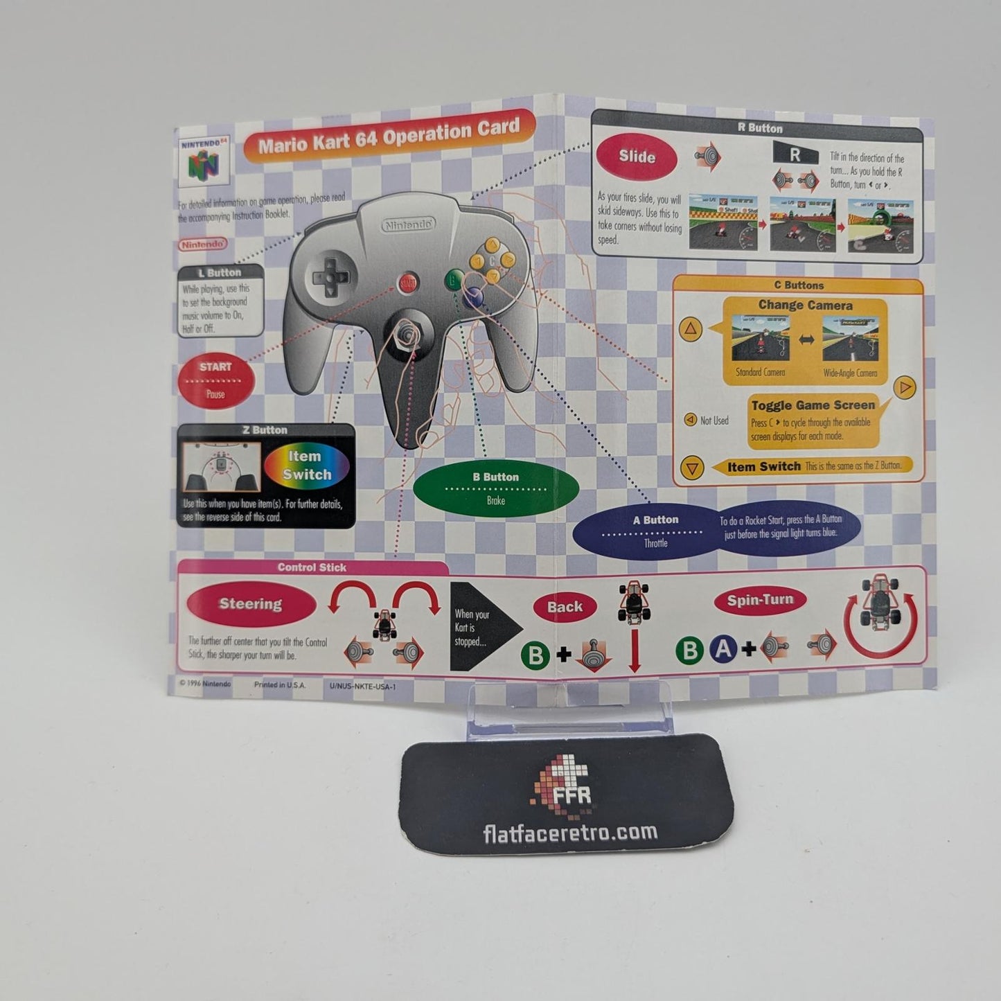 Mario Kart 64 - Nintendo 64 - Manual Only