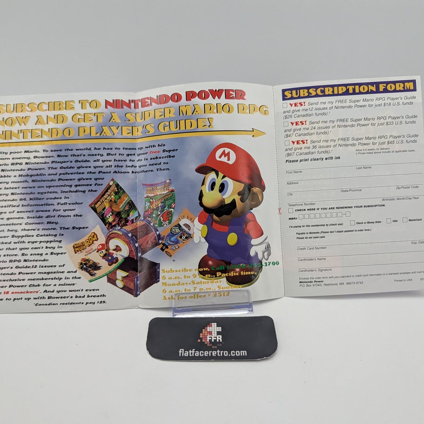 Nintendo Power Insert - Nintendo SNES - Manual Only