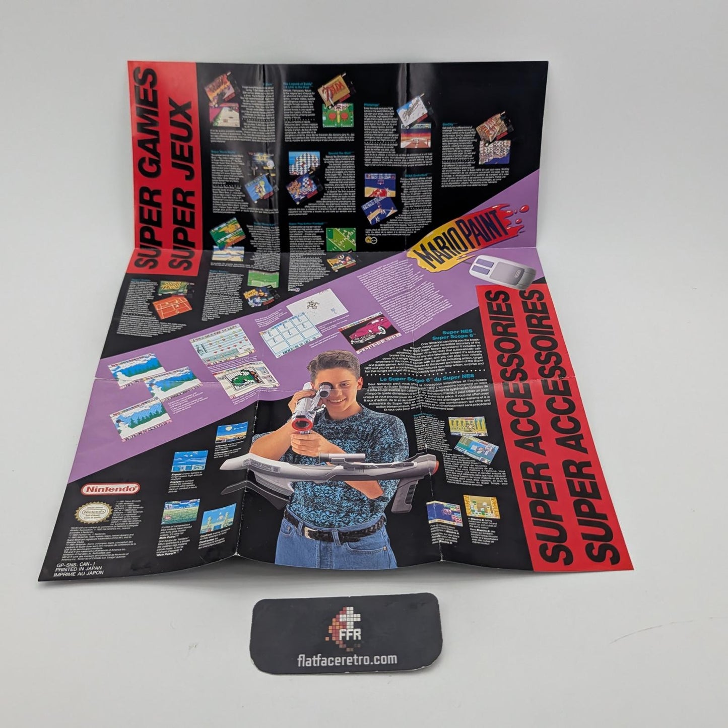 Nintendo Poster - Nintendo SNES - Manual Only