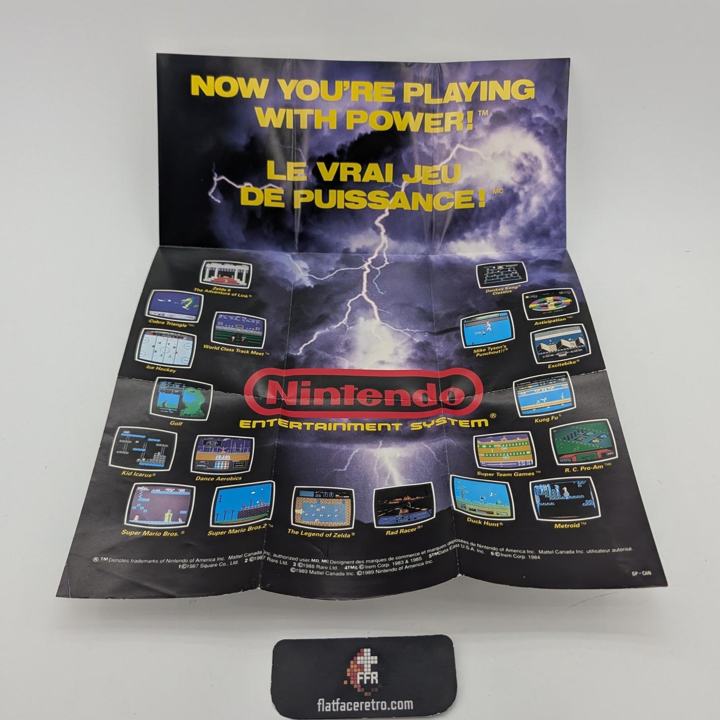 Nintendo Poster - Nintendo NES - Manual Only