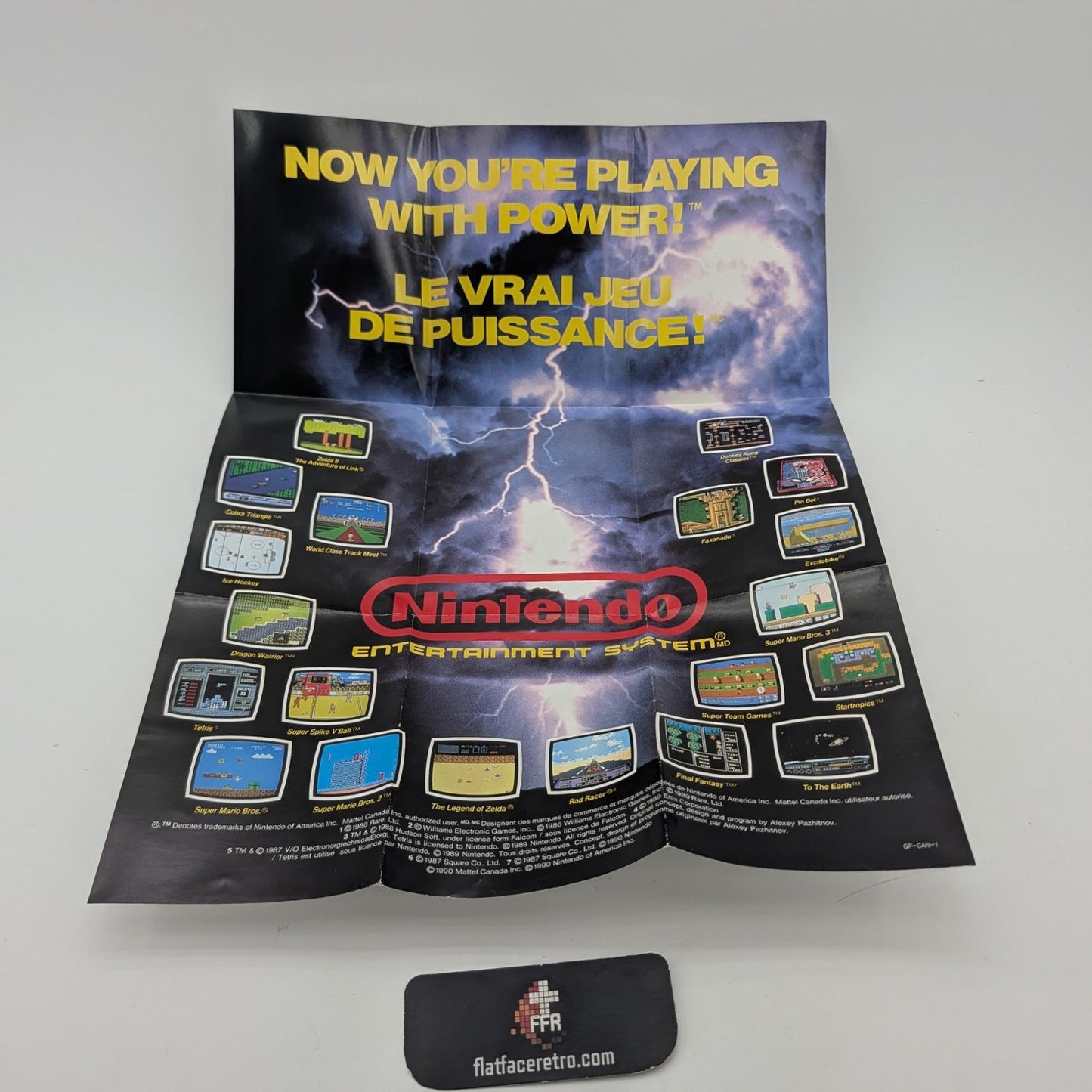 Nintendo Poster - Nintendo NES - Manual Only