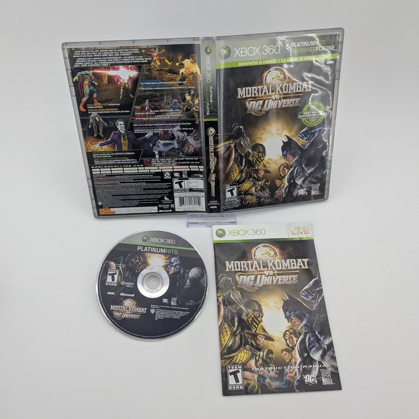 Mortal Kombat Vs. DC Universe [Platinum Hits] - Microsoft Xbox 360 - Complete