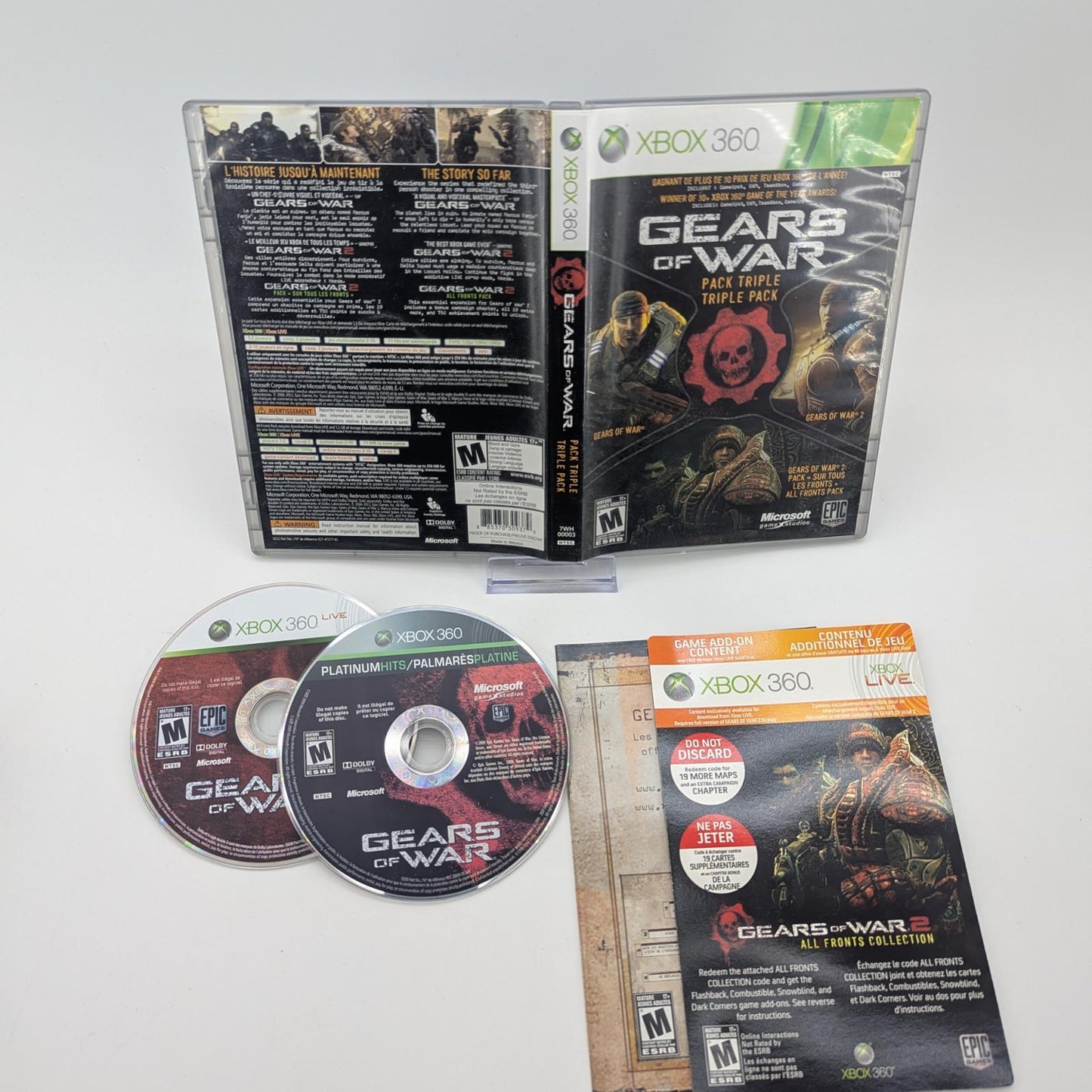 Gears of War Triple Pack - Microsoft Xbox 360 - Complete