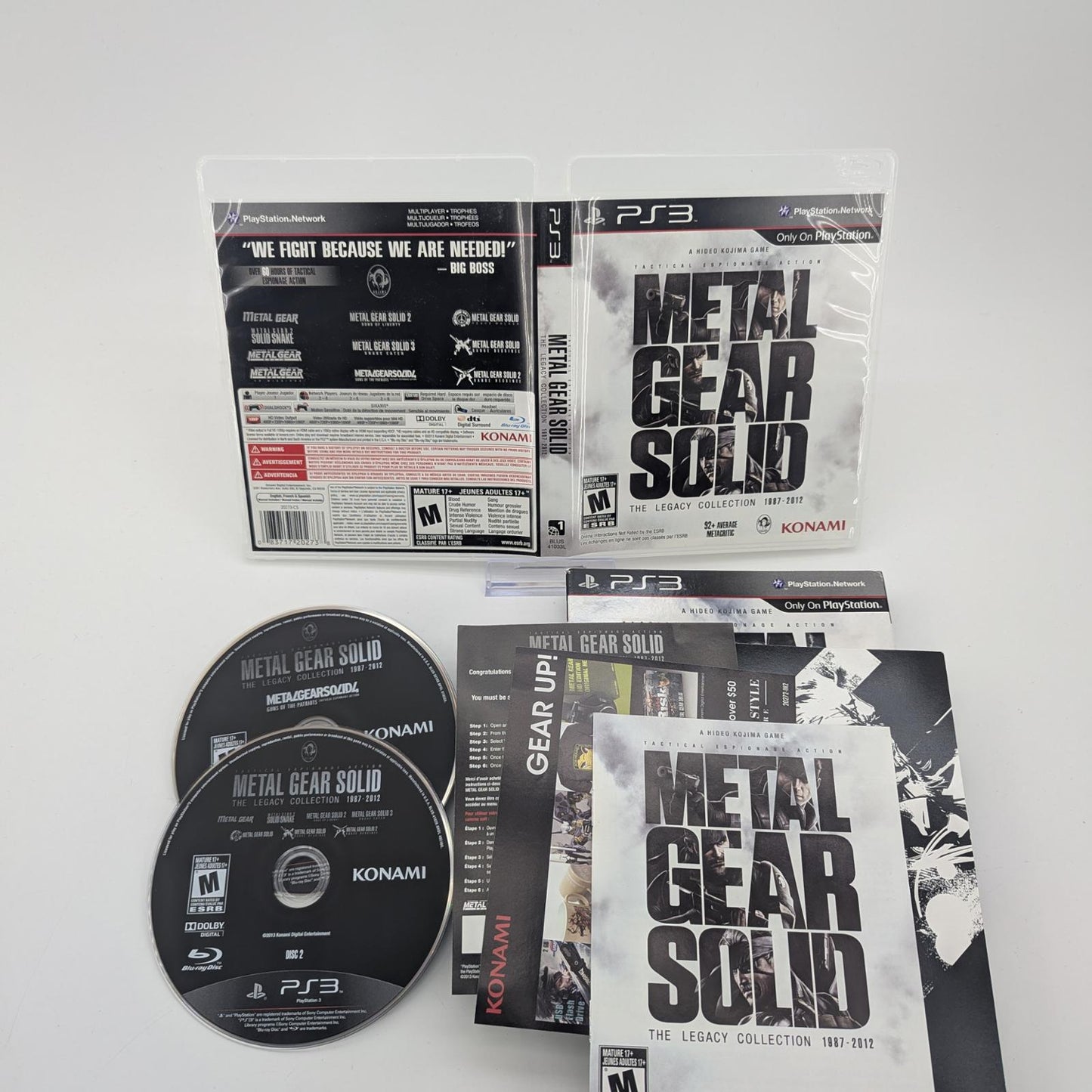 Metal Gear Solid: The Legacy Collection - Sony PlayStation 3 - Complete